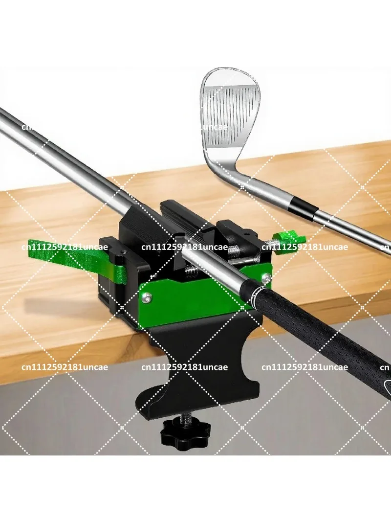 Aluminum Golf Club Vise Clamp – Grip Removal & Regripping Tool, Bench Mount Shaft Holder for Home Workshop