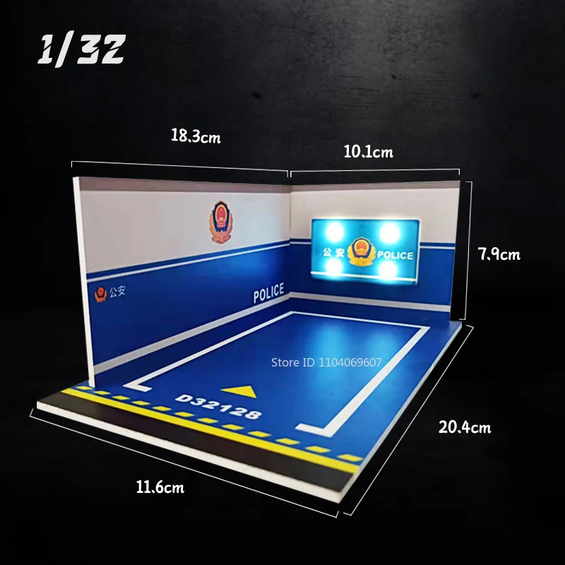 1:32 Maßstab 1:24, PVC-Material, leichte Legierung, Druckguss-Modell, Spielzeugauto, Parkplatz, Höhe, Simulation, unterirdisches Gebäude, Modelle, Geschenke – Detail 5
