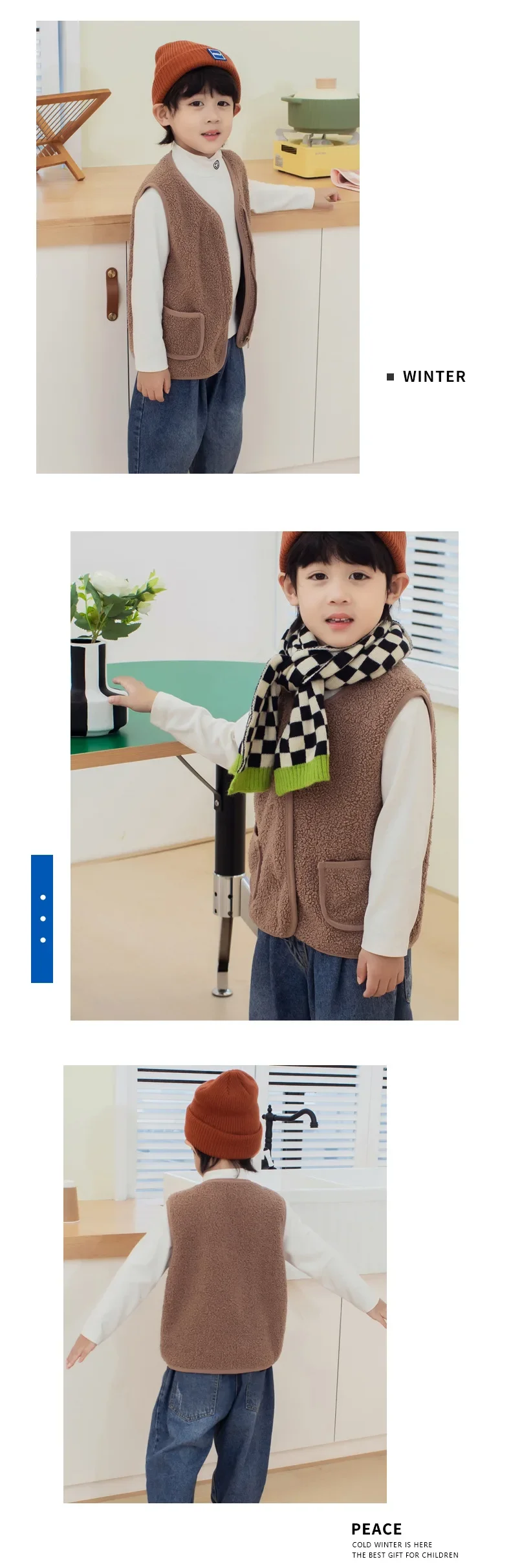 Neue Herbst-Winter-Fleece-Weste für Jungen und Mädchen, Baby-Freizeitweste, weiche, atmungsaktive Kinder-Innenweste, winddichte Alltagsjacke für Kinder – Detail 20