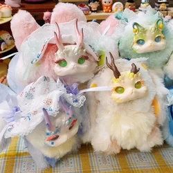 Tutulong Fantasy Forest Tea Party Plush Action Figure Kawaii Doll Mystery Surprise Gift Rabbit Dragon Fluffy Toy Birthday Gifts