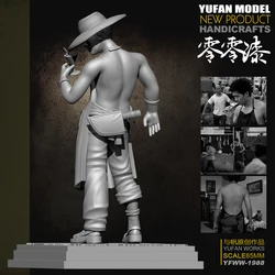 Yufan Model  Original Resin Figure 65mm Zero Paint Resin Soldier With Platform Unmounted And Uncolored YFWW-1988