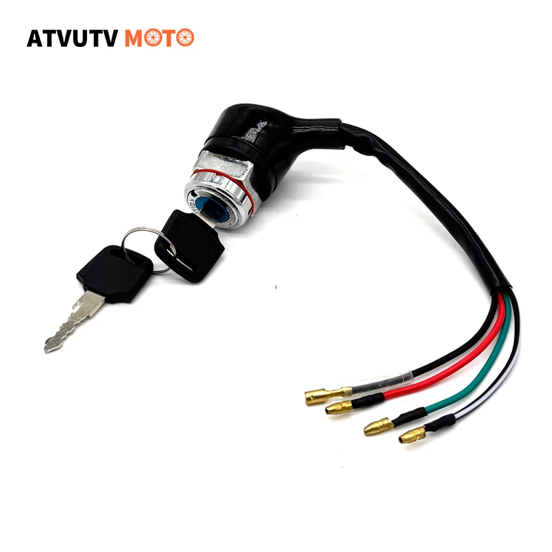 Juego de Llaves de Encendido de 4 Cables para Motocicleta Honda CT110 Trail 110 1980-1986 35100-459-753 Postie Bike CT 110