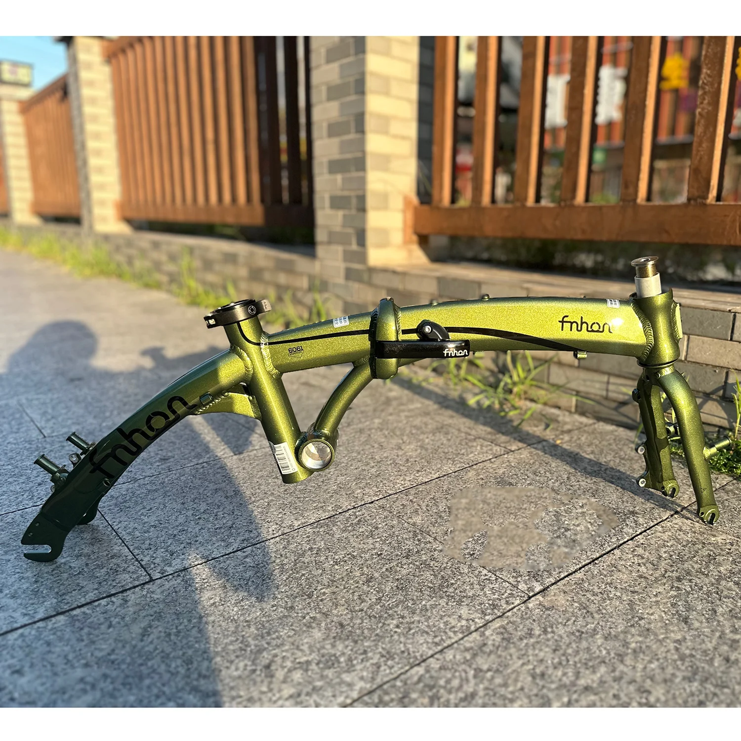 Fnhon 1403 Folding Bike Frame 14in 16in 3Speed Aluminum