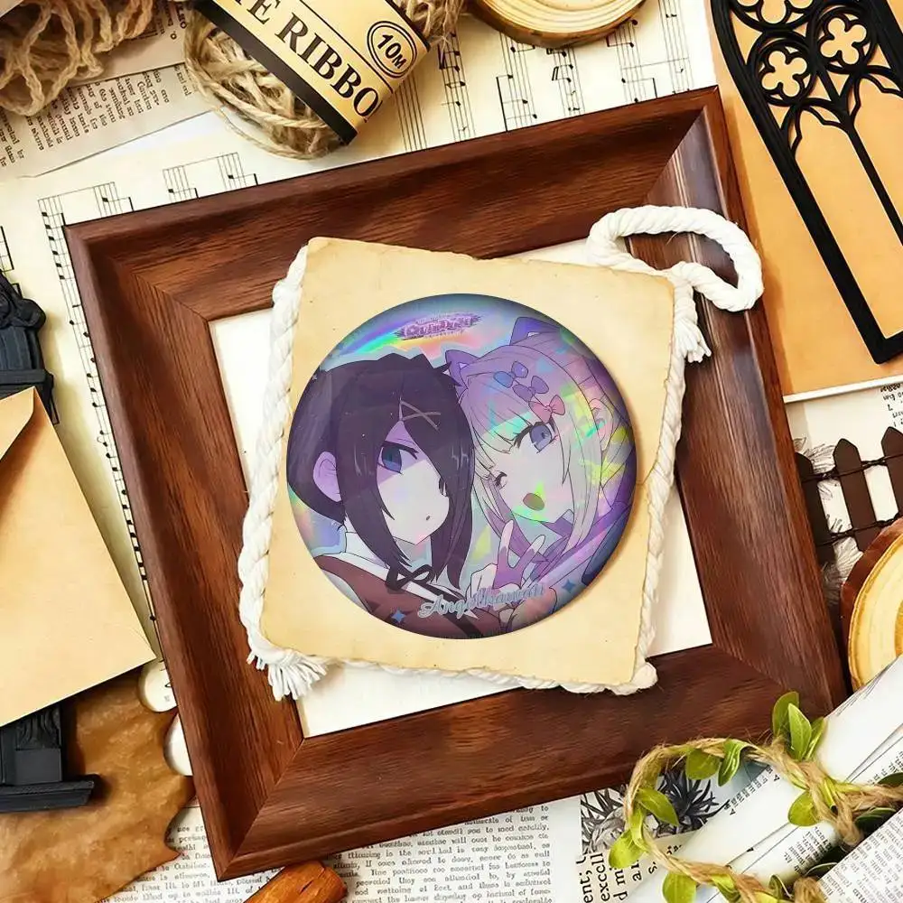 Needy Girl Overdose KAngel Ame chan  Anime Button Pin Handmade For Clothes Cartoon Badge Backpack Decoration Jewelry Accessories view 4