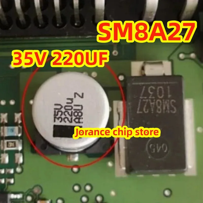 35V 220UF 35V 220U Patch Automobile gearbox computer board vulnerable capacitor