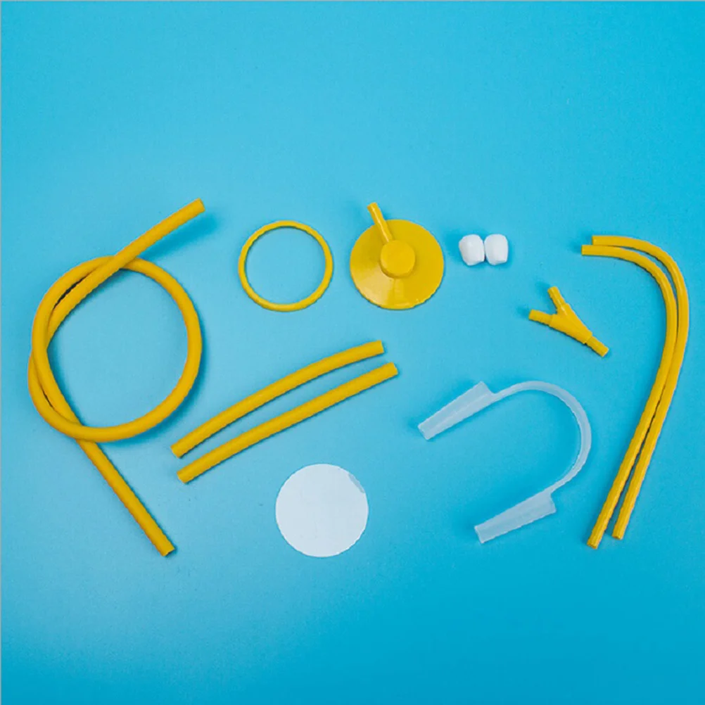 

DIY Stethoscope Red Plastic Medical Kit for Kids Stage Performance Party Props Playset