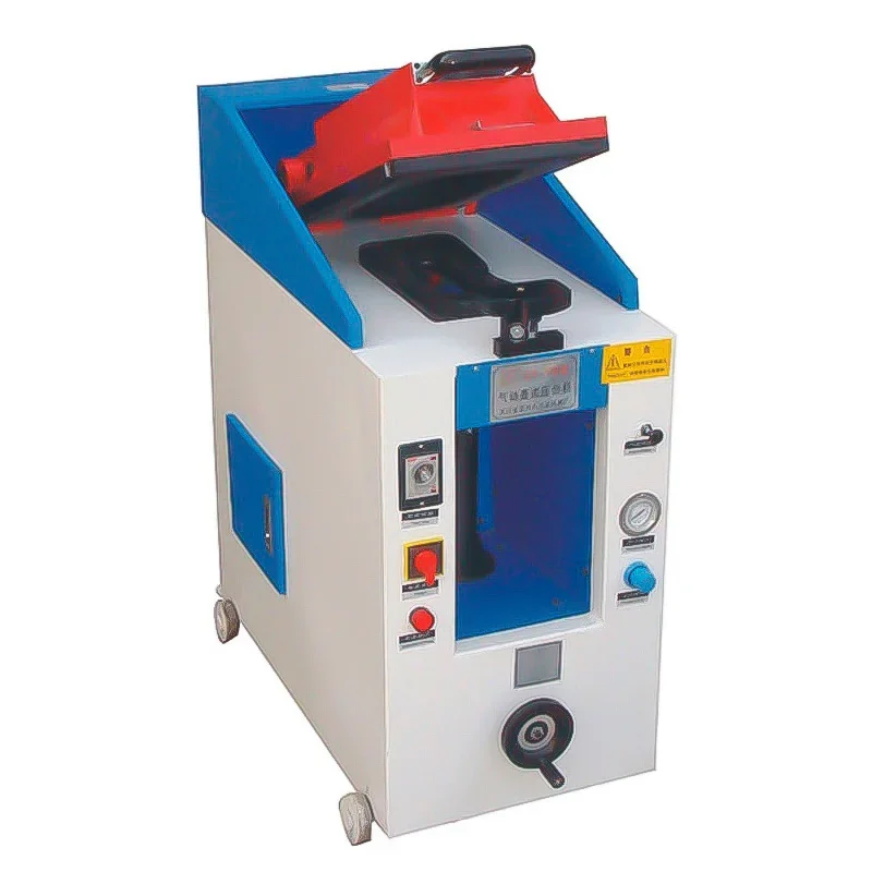 Tenghong TH-586-19 Shoe making manual footwear sole attaching pressing machine pneumatic shoe sole press machine