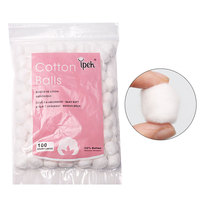 100Pcs/Pack Nail Polish Remover Cotton Wool Balls Cleaning Tool Nail Art Cleaner Manicure Tools