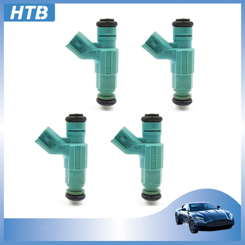 4 PCS 0280156036 04591756AB Nozzle Fuel Injector For Chrysler Concorde Dodge Sebring Intrepid Stratus 2.7L V6 RL591756AB