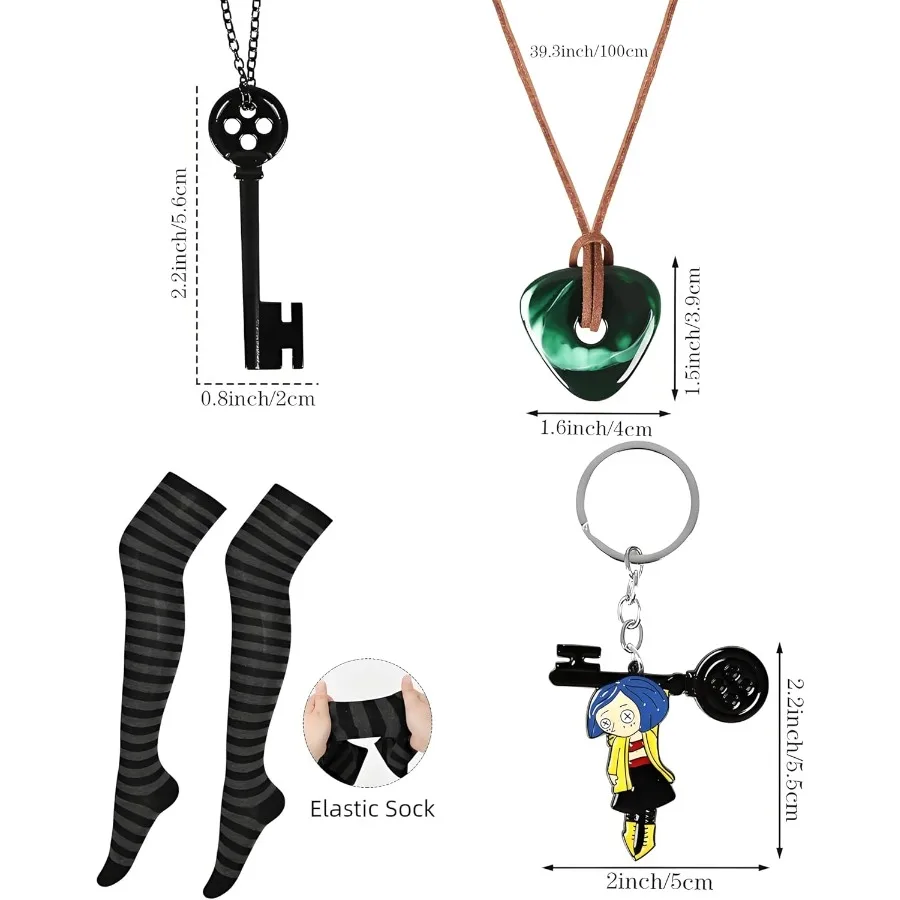 Conjunto de colar de grampo de cabelo de libélula elegante para mulheres acessórios de fantasia de Halloween meias elegantes e combinação de ornamento de cabelo fo