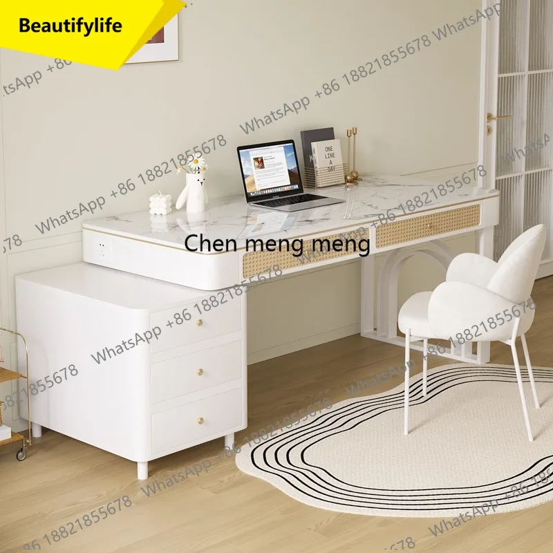 

a38 Simple Modern Office Desk White Aesthetic Vanity Gaming Reading Office Desk Computer Writing Schreibentisch Home Furniture