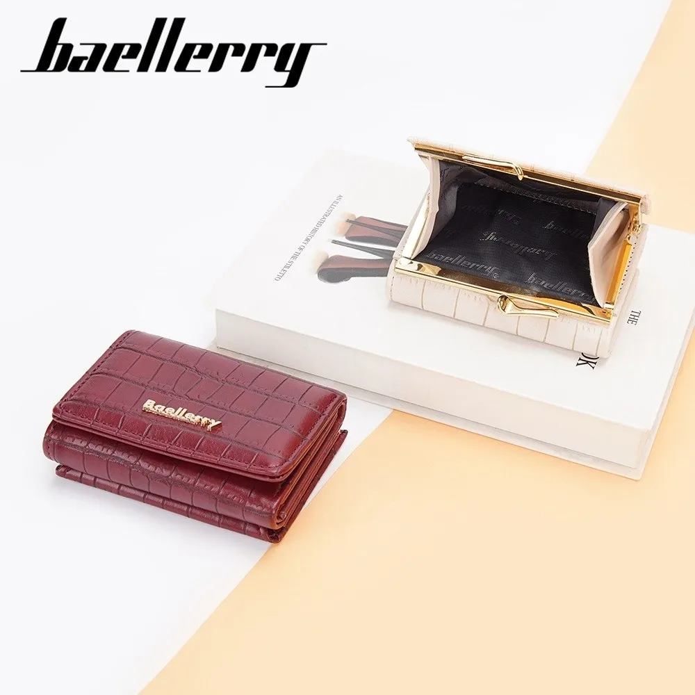 Fashion PU Leather Short Wallet Crocodile Pattern Portable Coin Purse Lightweight Korean Money Bag Women Wallet