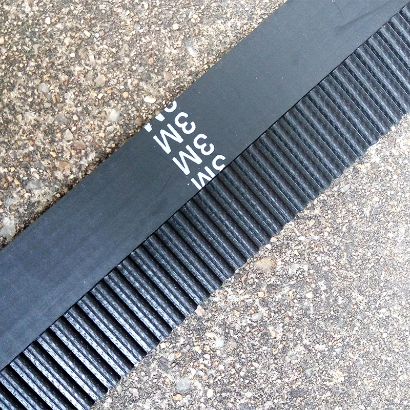 High Quality 10 Meters Rubber HTD 3M Timing Belt  width 15mm with fiberglass core HTD3M Open ended 3M timing pulley CNC machine
