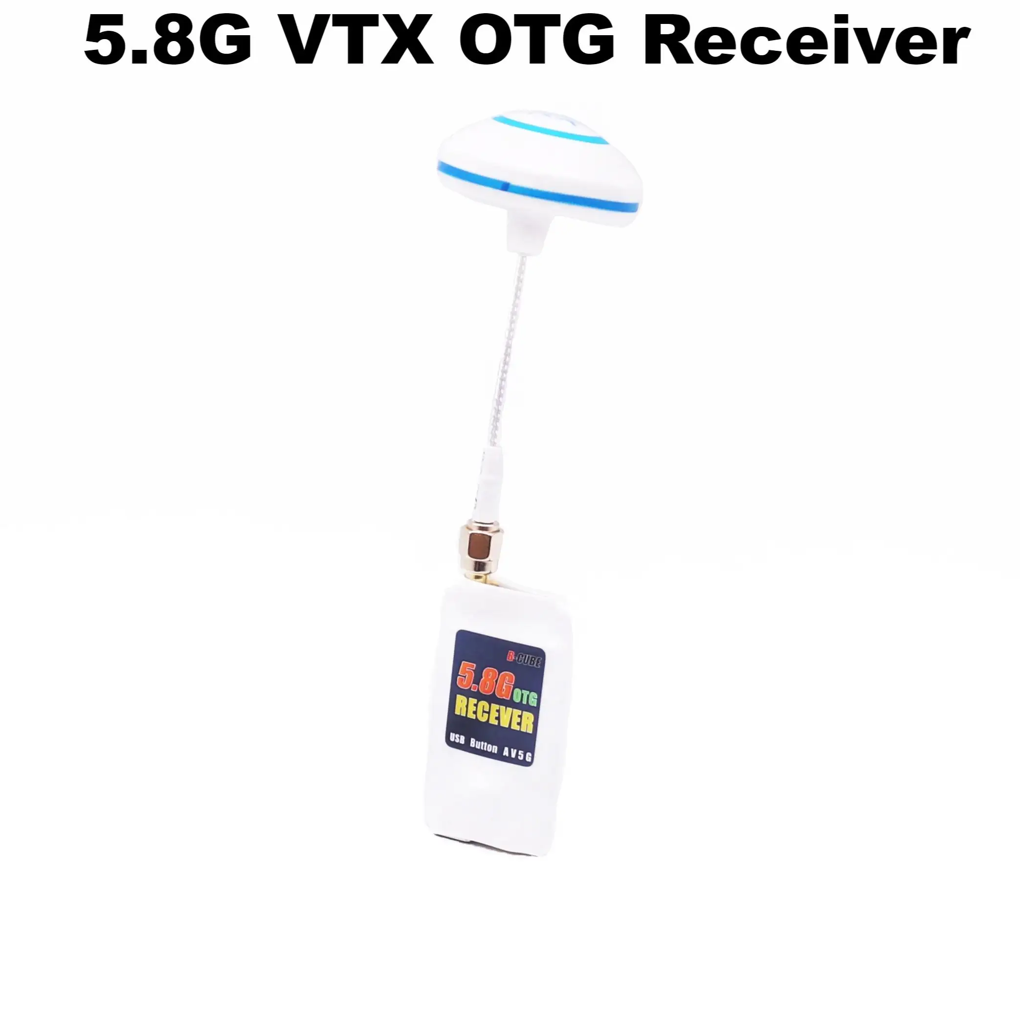 B-CUBE VTX OTGレシーバー 5.8G 150CHチャンネル FPV VTX800 1000 1600 2500MW ビデオ送信機 オーディオ Androidスマホ RC飛行機 ドローン