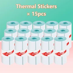 Print Paper Mini Portable Thermal Printer Paper Sticker White Thermal Paper Photo Pocket Thermal Printer 57mm Printing Paper