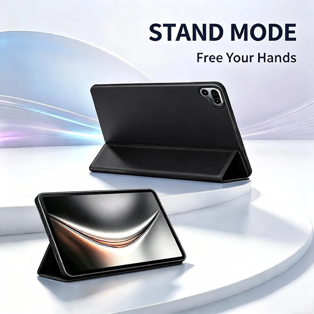 Case for 2026 Tecno Megapad 2 11 inch (Model: T1103) tablet protective cover. TPU three fold soft shell
