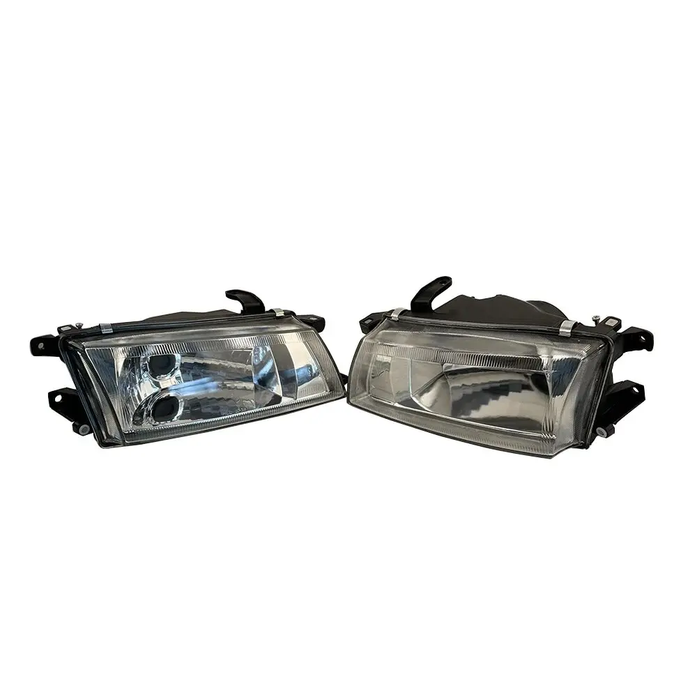 Crystal A Pair Headlamp Car Front Headlight  For Toyota Carina At190 St190 1992