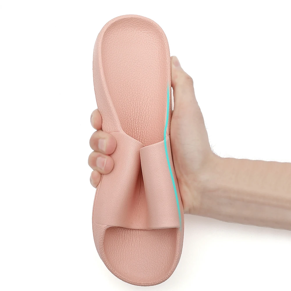 ZHIDA Soft Sole Eva Slippers for Women Lightweight Non Slip Home Slippers Woman Summer Thick Platform Beach Flip Flops image 3