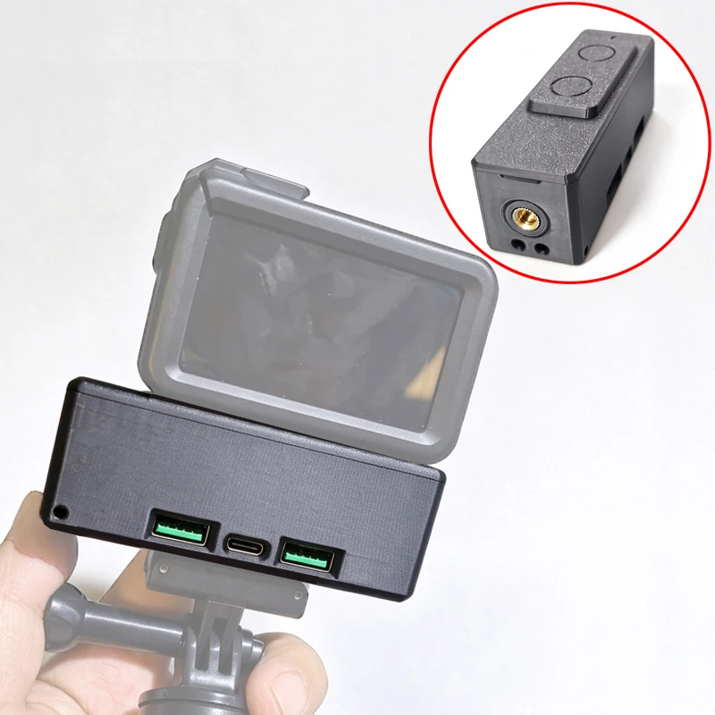 1PCS Magnetic Power Supply Battery Case Swappable battery DIY Swappable-Battery Power Source​ Accessory for DJI Osmo Action3/4/5