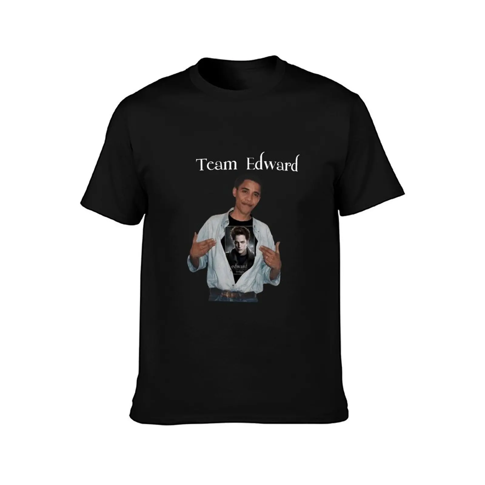 Former President is Team Edward T-Shirt All Match Print Short Sleeve Top T-Shirt