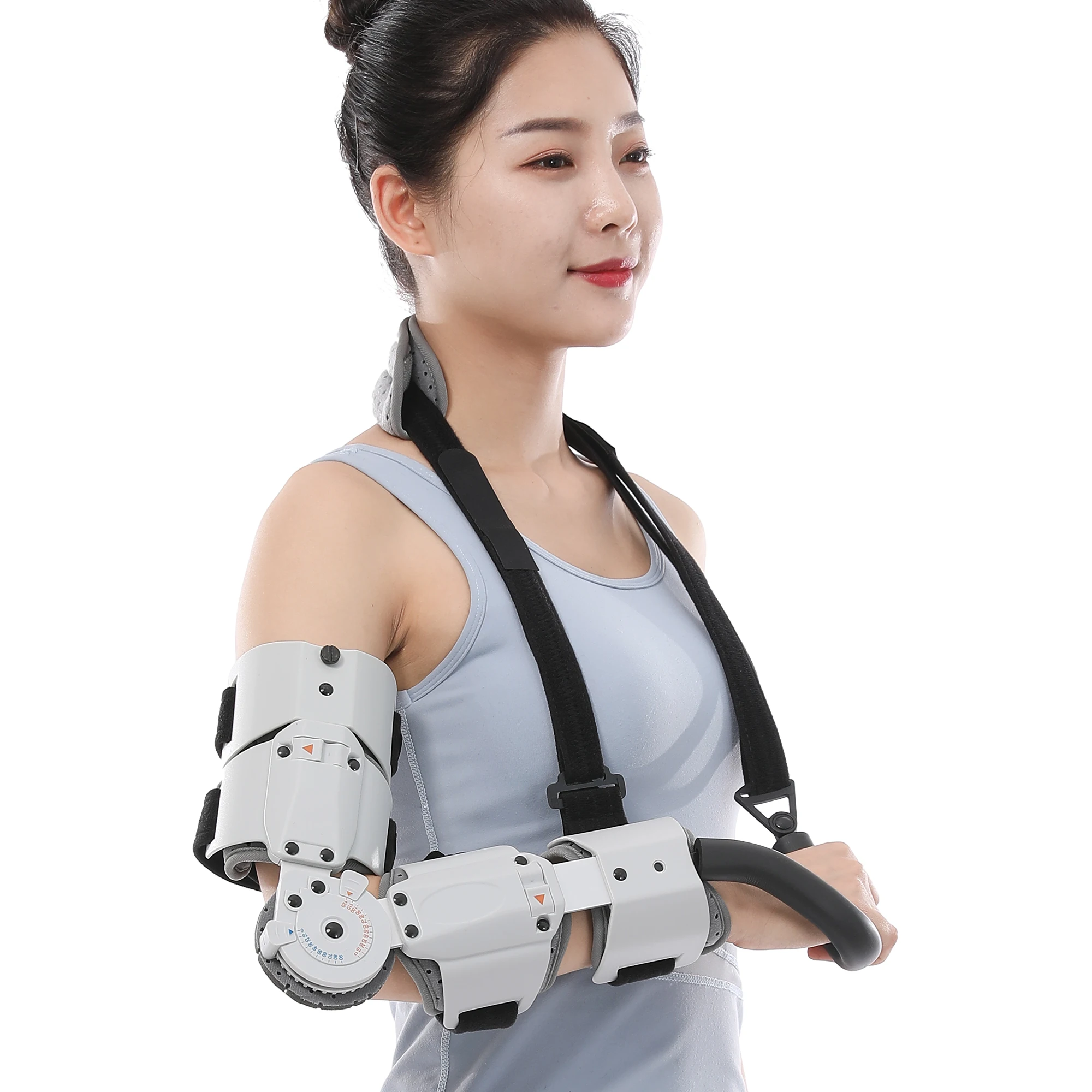 Hot Selling Adjustable Elbow Joint Compression Protection Straps Shoulder Arm Fixation Splint for Health Care