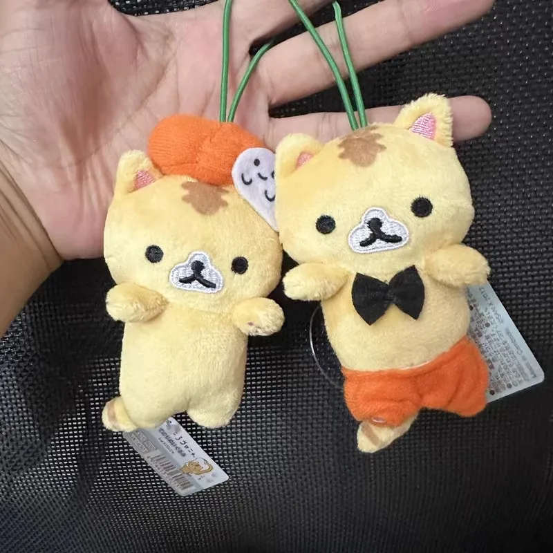 Nuevo lindo Halloween Corocoro Coronya gato llavero de peluche pequeño colgante niños juguetes de peluche para niños 10CM