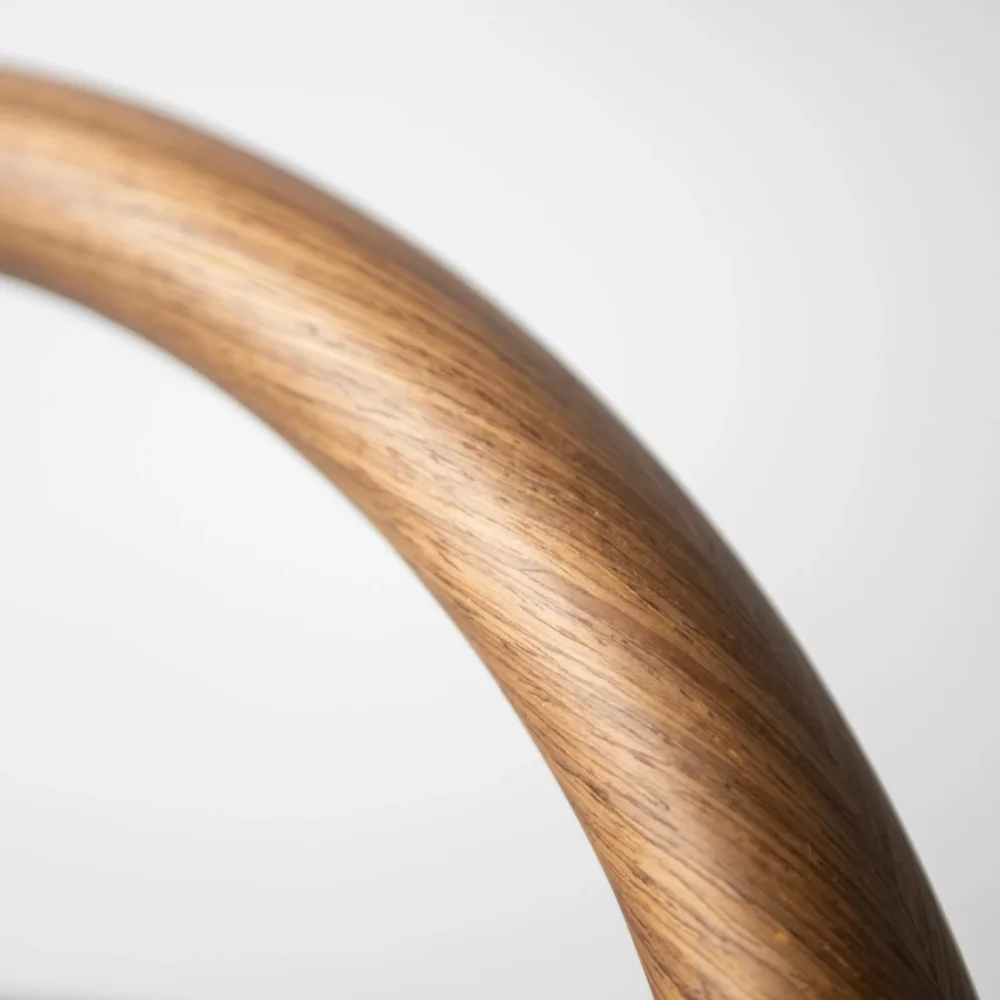 Premium Wood Grain Steering Wheel for Mercedes BMW Lexus Classic Walnut Mahogany Finish with Luxury Wooden Upgrade & Horn Button