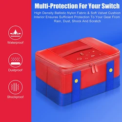 Carrying and Storage Case for Nintendo Switch compatible with the complete console Ideal for Travel and Protection