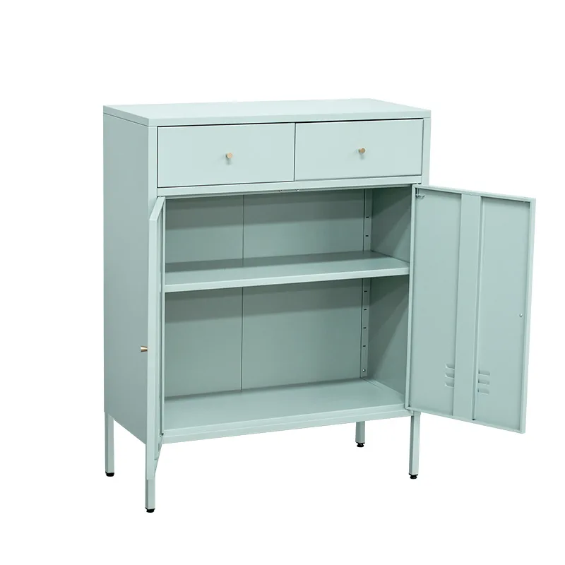 

side cabinet, against the wall, integrated, storage, floor, multi-layer, storage, storage, porch