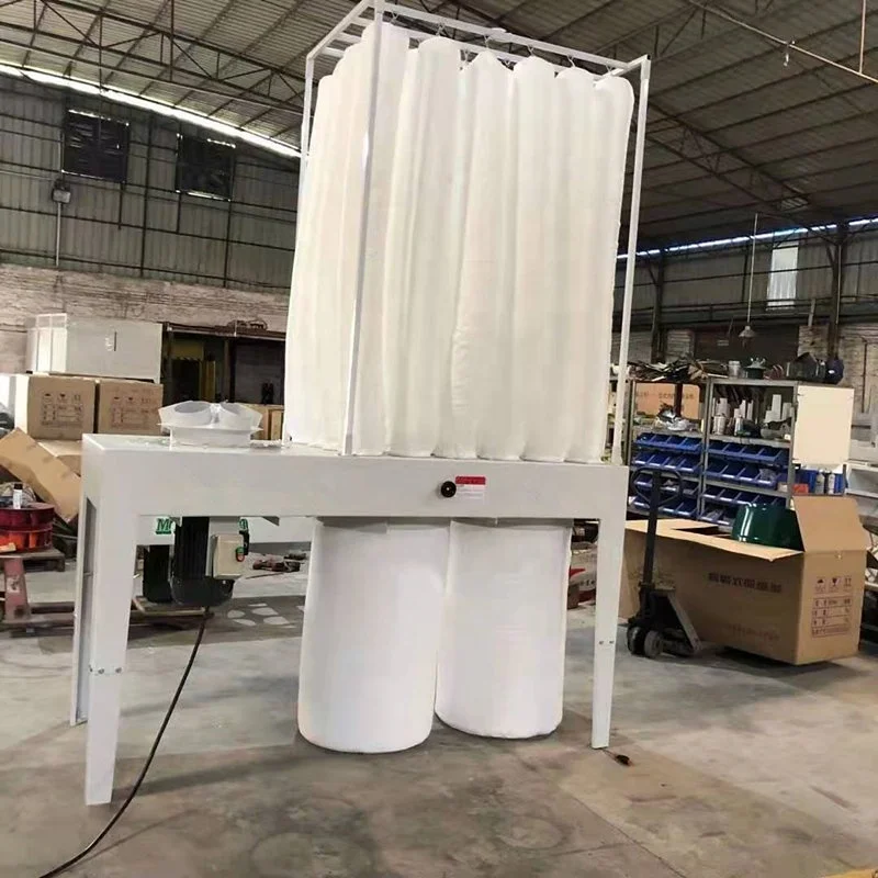 7.5kw 10HP Industrial Wood Dust Collector Extractor Collecting Filter for Sander CNC Panel Saw Moulder Machine System