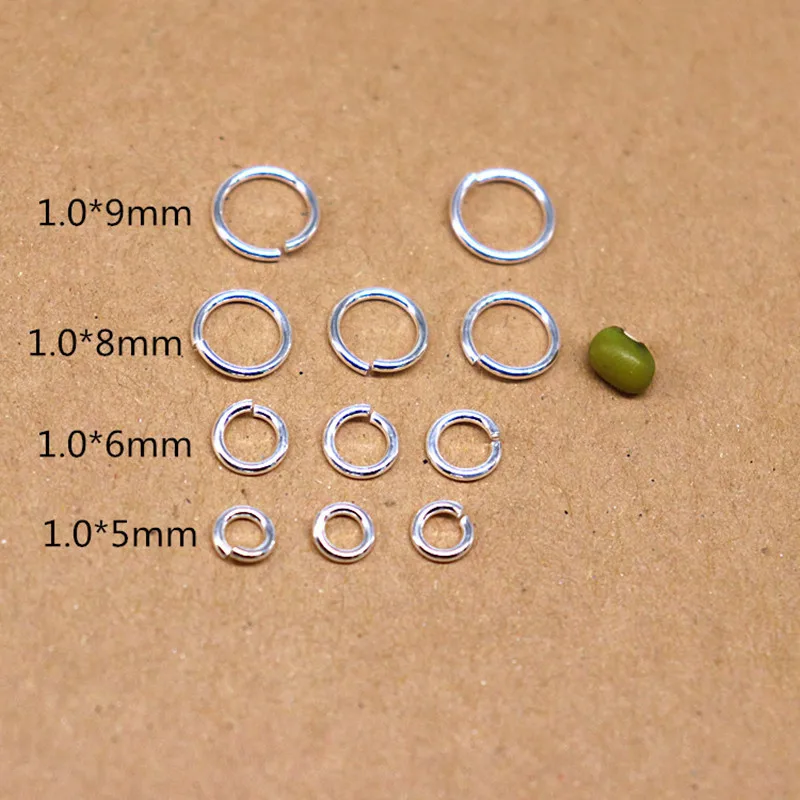 10 PCS 925 Sterling Silver Jump Ring Open Loop DIY Jewelry Making Components Split Rings Accessories Supplies - Image 6