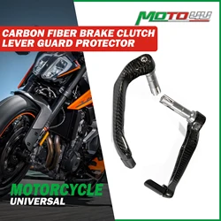 Real Carbon Fiber ProGuard Protector Brake Clutch Lever Guard Protector Universal Brake Lever Proguard