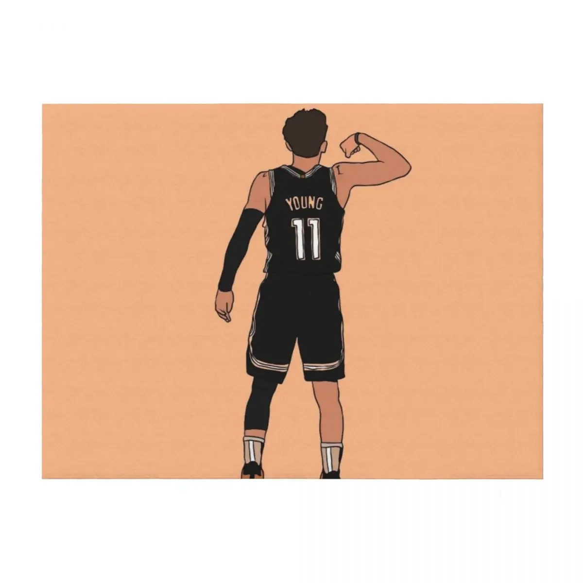 

Trae Young Flex Throw Blanket Warm Sofas Baby Blankets For Bed Blankets