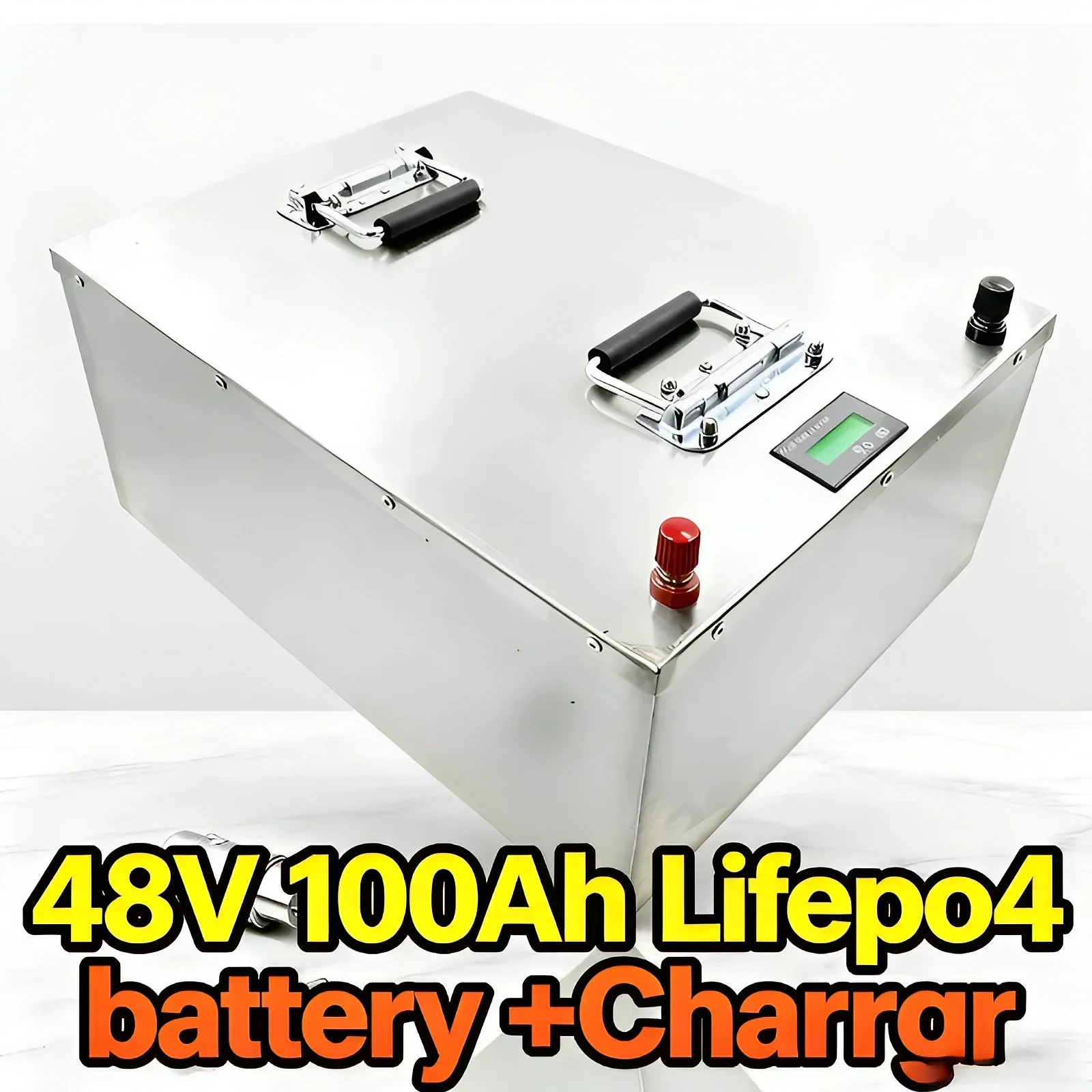 48V 100Ah LiFePO4 Battery | Bluetooth BMS + Smart APP ControlUltimate Power Core for High-Efficiency Inverters, Off-Grid Solar E