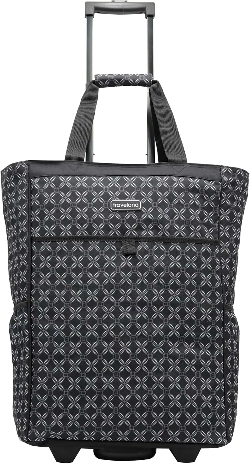 

Универсальная сумка на колесиках с геометрическим принтом — идеально подходит для путешествий, покупок и ежедневного использования