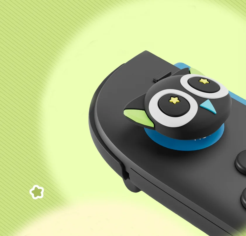 Luoxiaohei سيليكون لينة متحكم الأصابع xbox one قبضة غطاء الغطاء الواقي للتبديل 2 Joy-con/NS 2 Pro أذرع التحكم في ألعاب الفيديو NS2 حامي