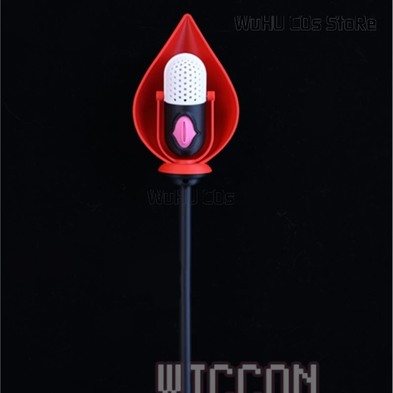 2024 Hazbin Cosplay Hotel Costume Prop ALASTOR Microphones Adult Props Gloves Woman Men Halloween Party Roleplay Prop