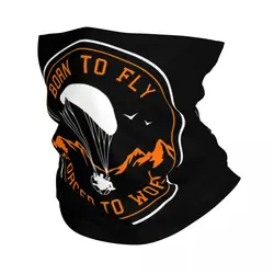 Evolution Skydiving Born To Fly Bandana Neck Gaiter for Hiking Hunting Wrap Scarf Paraglider Paragliding Headband Warmer