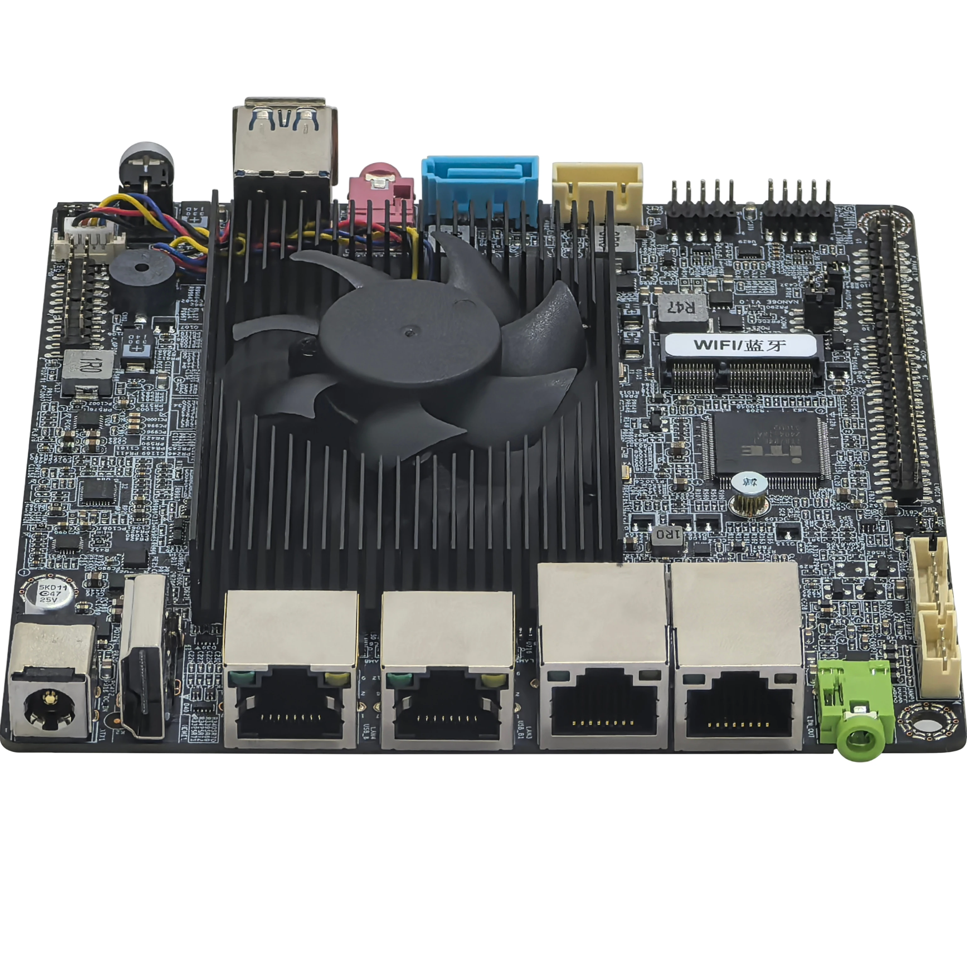 ELSKY Manufacturer NANO Motherboard J6412 MINI_PCIE DDR4 SSD SATA NGFF1(M.2) VGA WIN10 W-IFI DC12V PC Motherboard Ddr4 for Robot