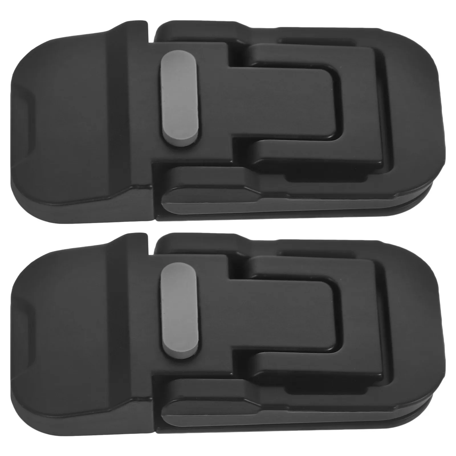 2Pcs Aluminum Alloy Laptop Stand Ergonomic Adjustable Laptop Riser Portable Cooling Pad with Hidden Non-Slip Feet for Notebook