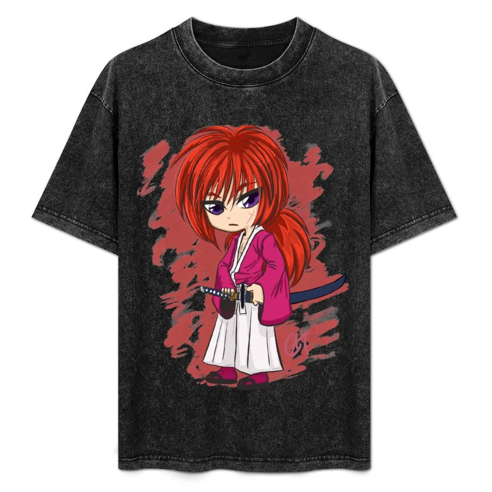 

Rurouni Kenshin - Kenshin Himura T-Shirt printed t shirts for man t shirts for man pack white T-Shirt