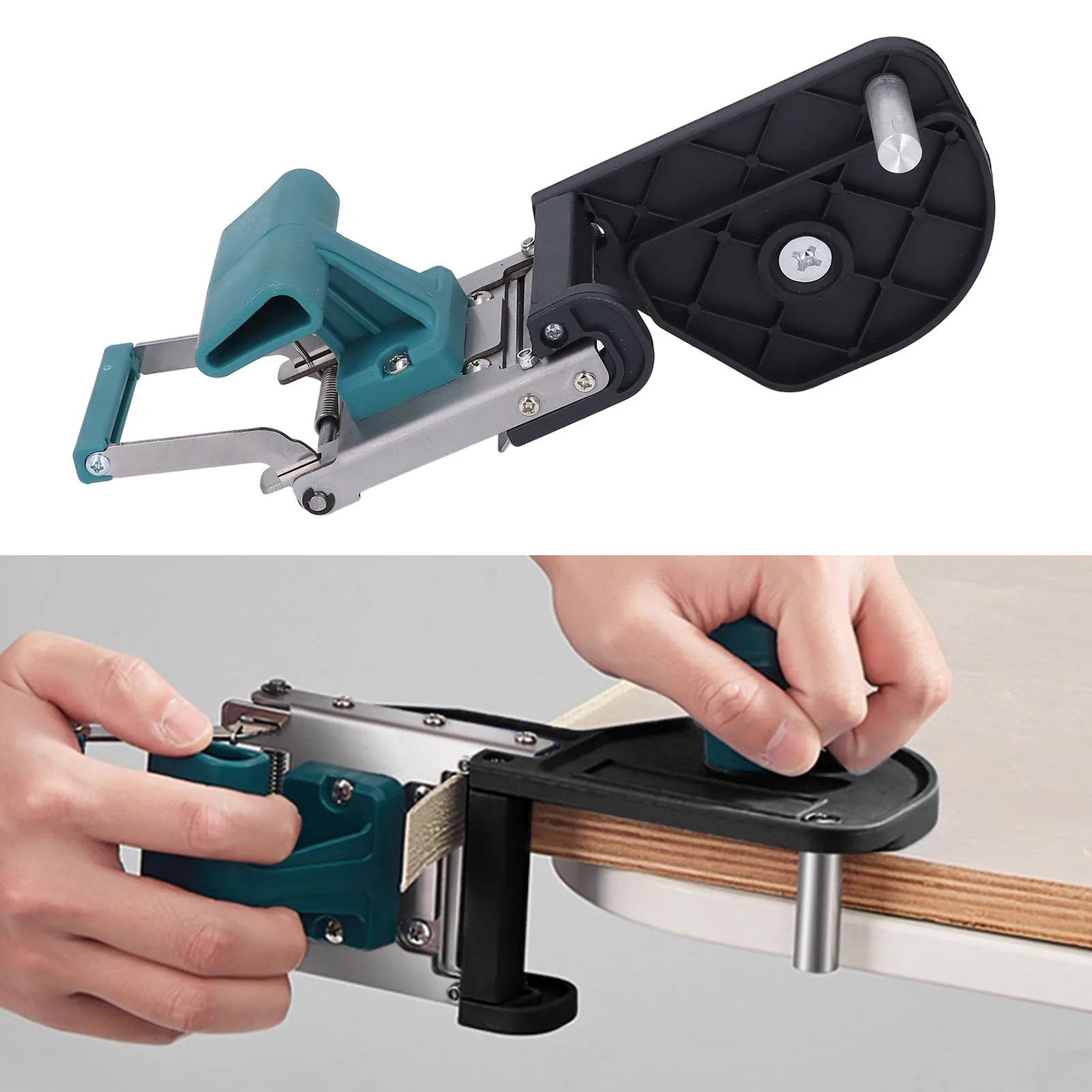 

Edged Banding Trimmer Woodworking Trimmer Secure and Non Slip Curved Straight Line for Within 3mm Thickness for Wooden Product