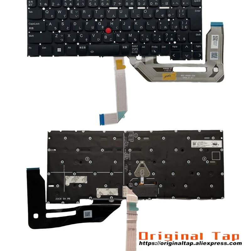 JP Japanese Backlit Keyboard for Lenovo Thinkpad X13 Yoga Gen 4 5N20W68240 5N20W68276 5N20W68312