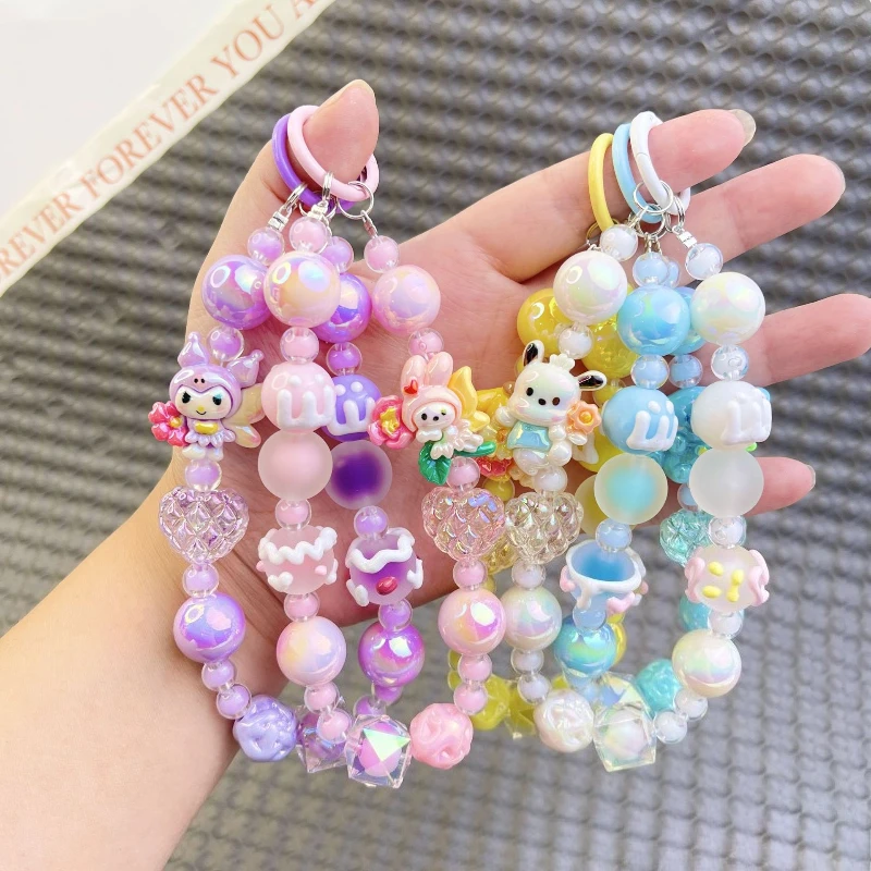 

Sanrio Hello Kitty Melody Kuromi Cinnamoroll Phone Chain Keychain Pendant Phone Case Chain CCD Camera Pendant