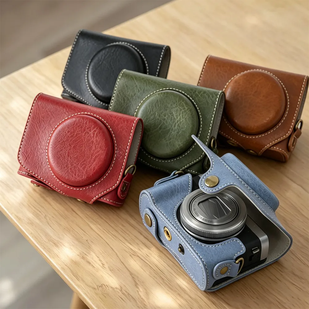 Pu leather Camera Case Bag Pouch For Canon G7X II  G7X III G7X3 G7X2