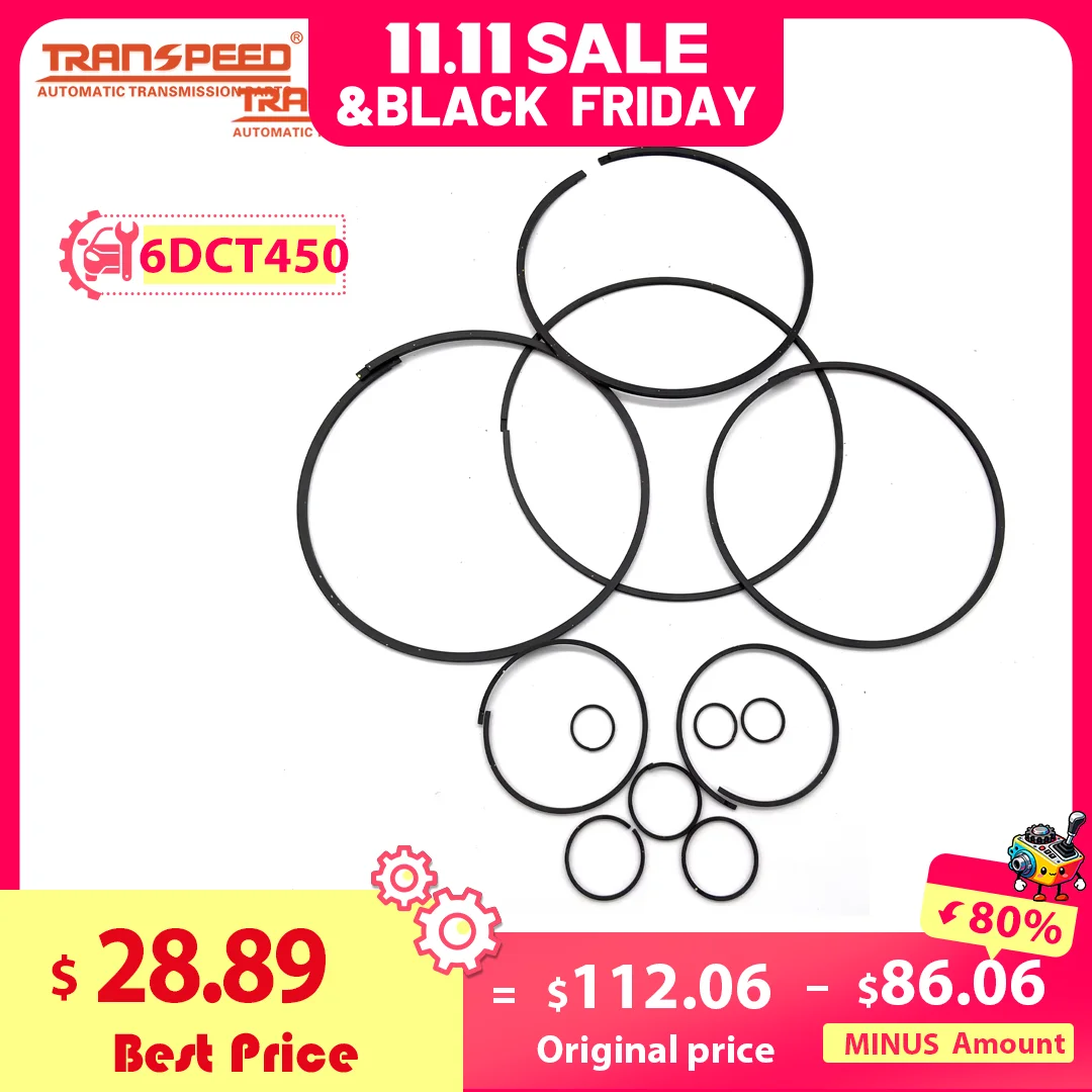 

TRANSPEED JF011E RE0F10A RE0F06A CVT 12 шт./компл. комплект уплотнительных колец автоматической коробки передач для MITSUBISHI NISSAN-N Altima автомобильные аксессуары