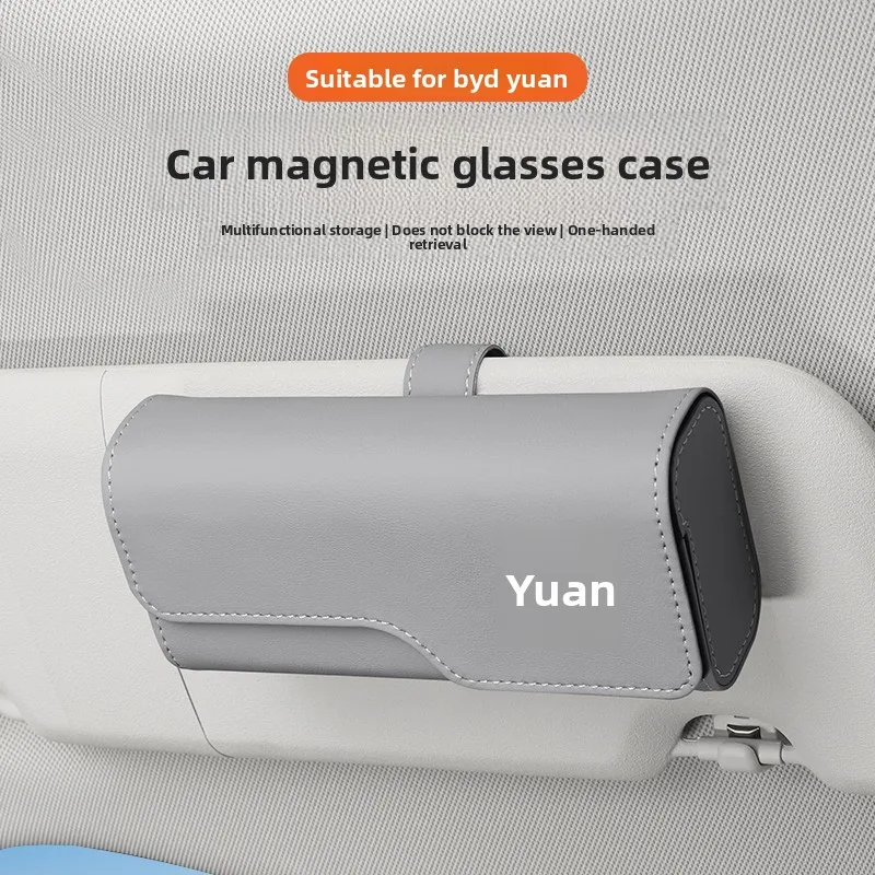 

Suitable for BYD Yuan PLUS/PRO/EV car sunglasses case, multi-functional car interior storage accessory for sunglasses