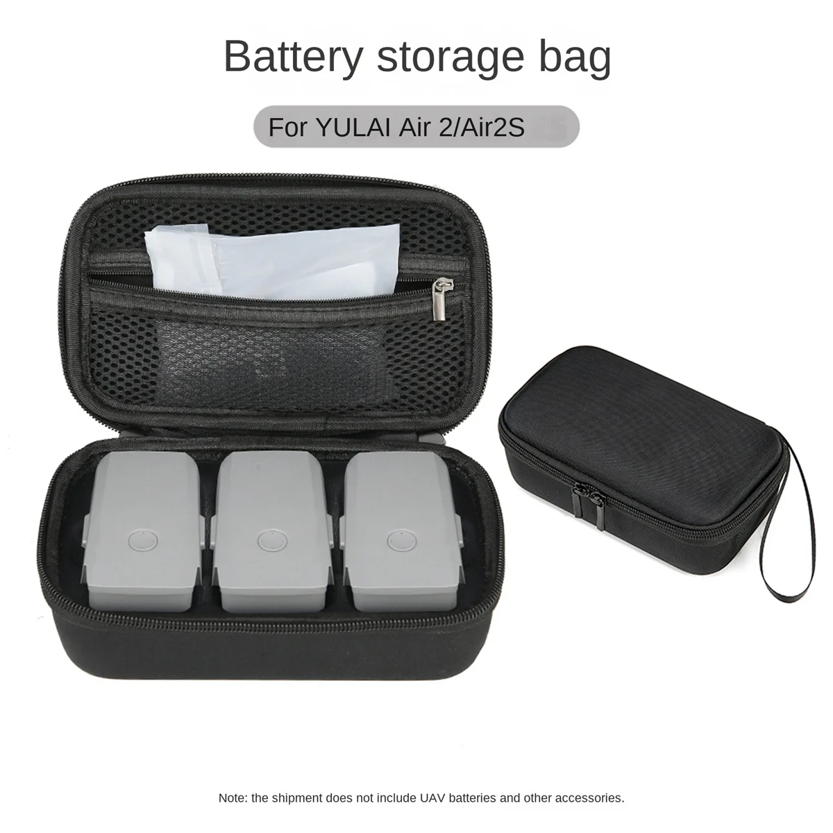 New Batteries Storage Bag for DJI MAVIC AIR 2/AIR 2S Drone Carrying Case Portable Handbag Battery Shockproof Box