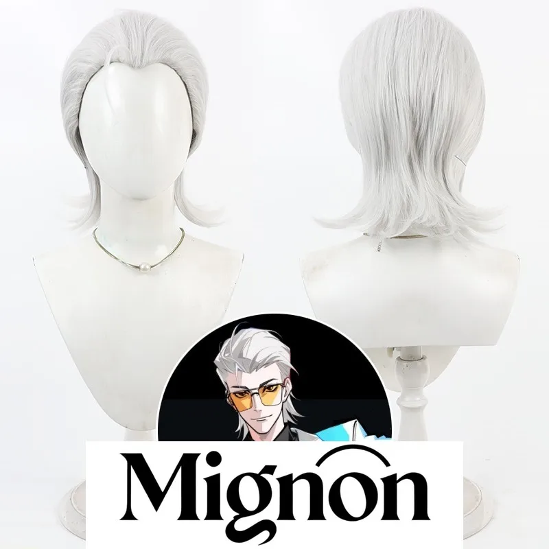 

To Be Hero X Male Protagonist X Cosplay Wig Silver White Widow's Peak TO BE HERO X