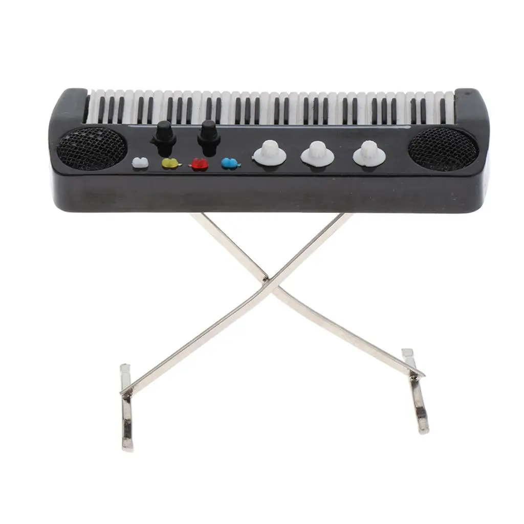 Dollhouse Miniature Piano 1 12 Scale Musical Instrument Model Furniture for Miniature Dollhouse Decoration